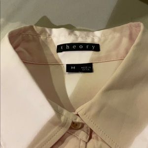 Theory pink blouse